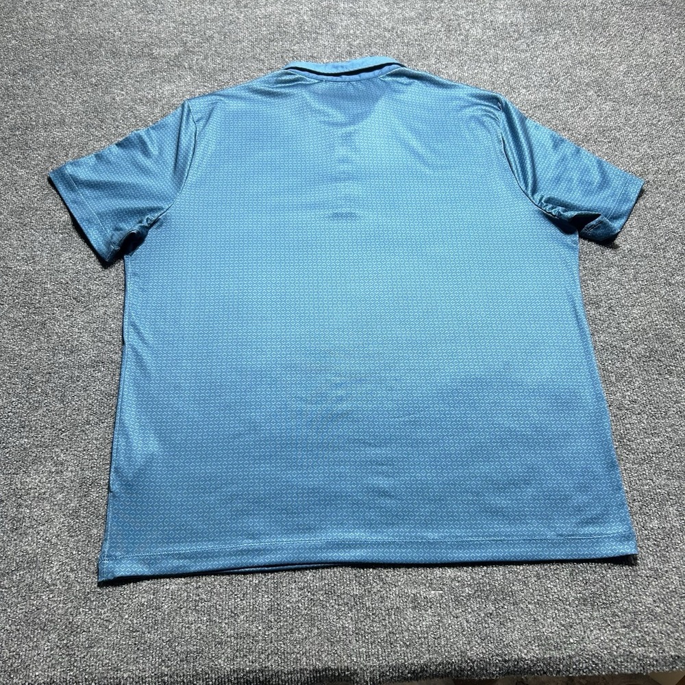Grayson & Dunn Mens XL Polo Golf Shirt Blue Performance Collared Pullover - Picture 8 of 8